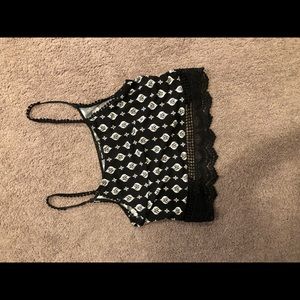 Black and white tank